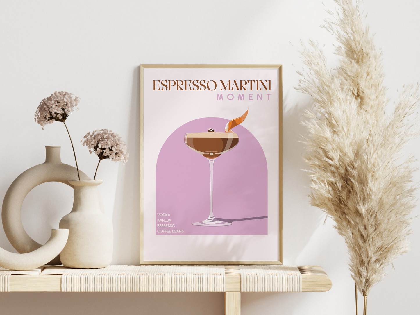 Espresso Martini Cocktail Print | Unframed