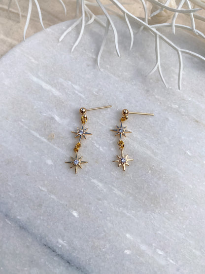 Mini Double Star Dangles