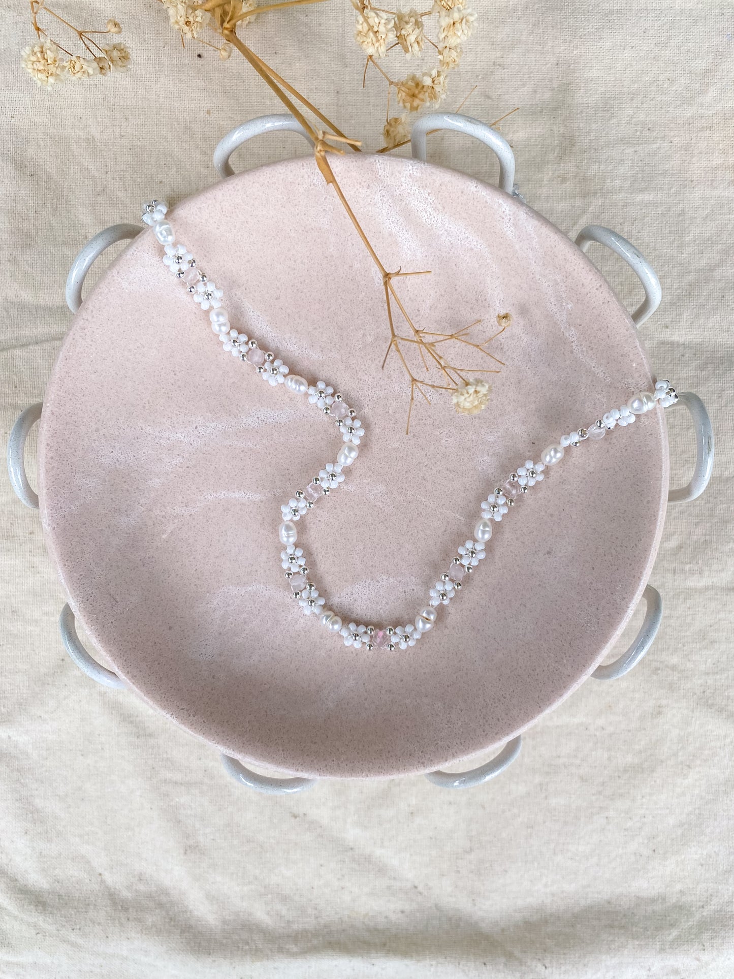 Pearl Petal Serenity Necklace