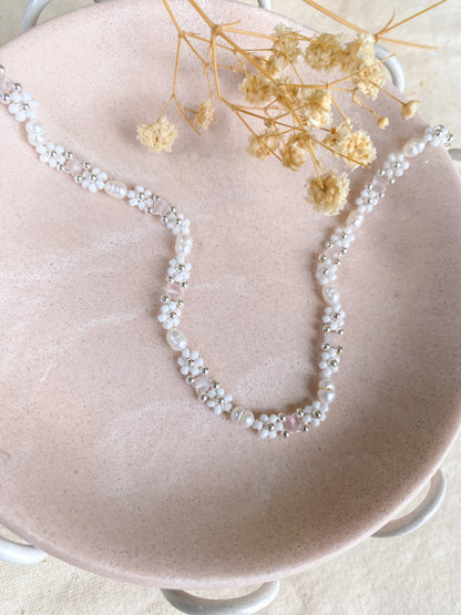 Pearl Petal Serenity Necklace