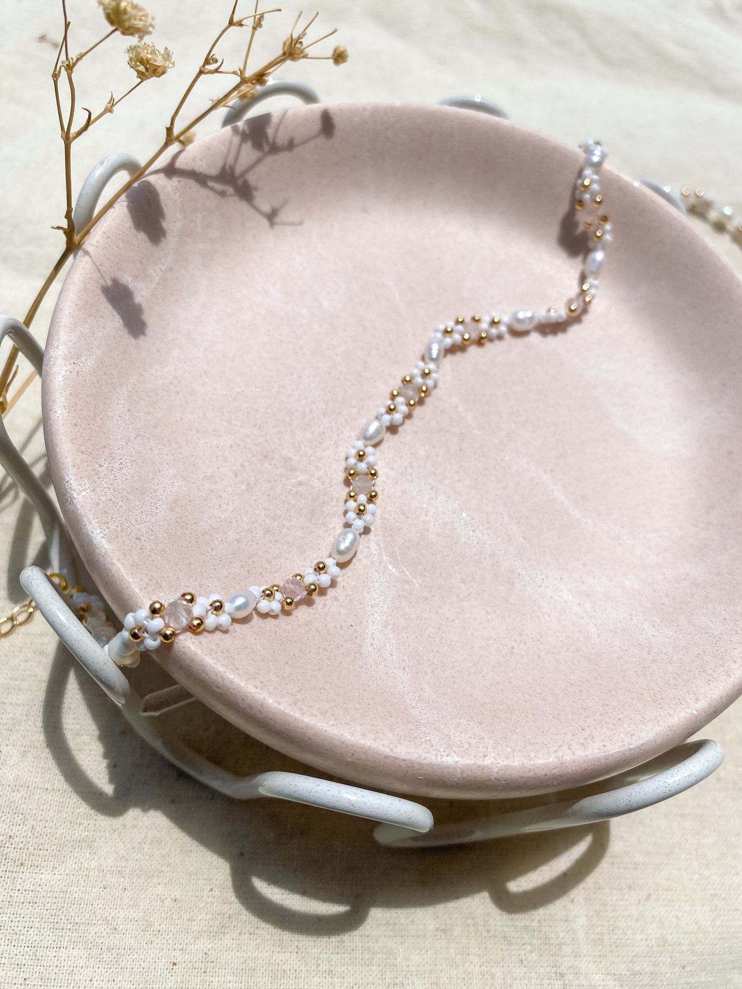 Pearl Petal Serenity Necklace