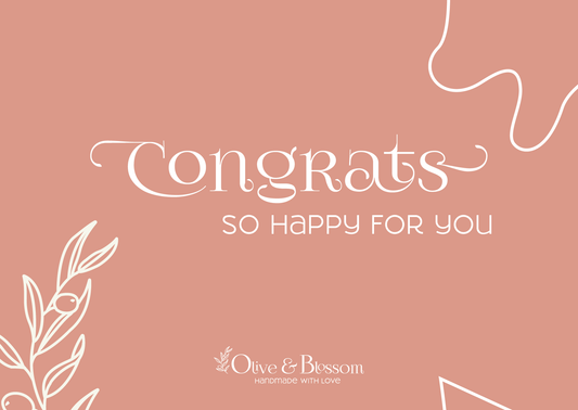 Olive & Blossom 'Congrats' Gift Card $10 - $200