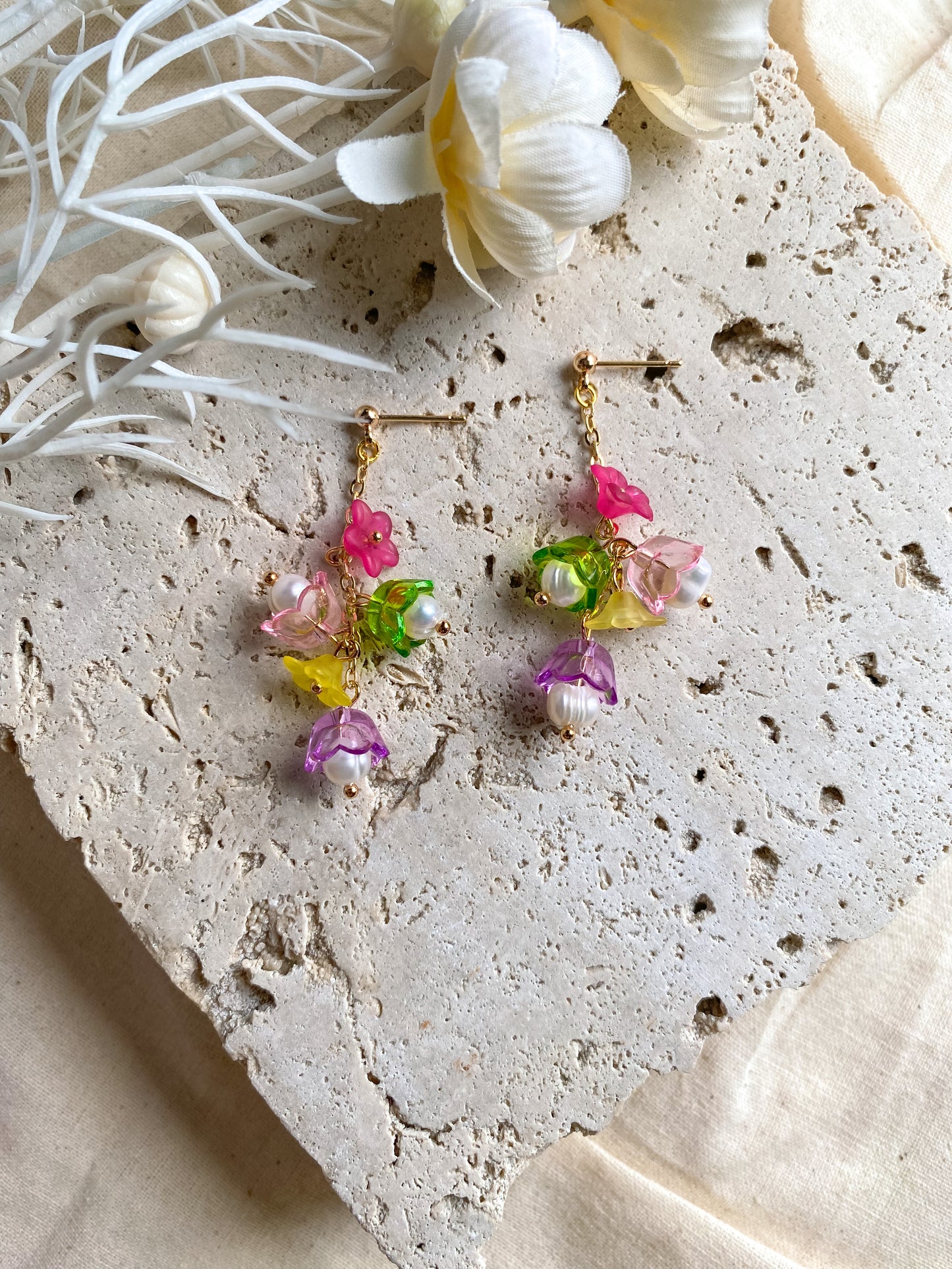 Rapunzel Flower Earrings