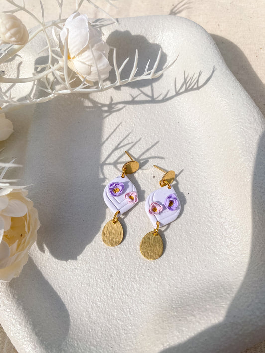 Rapunzel Clay Earrings