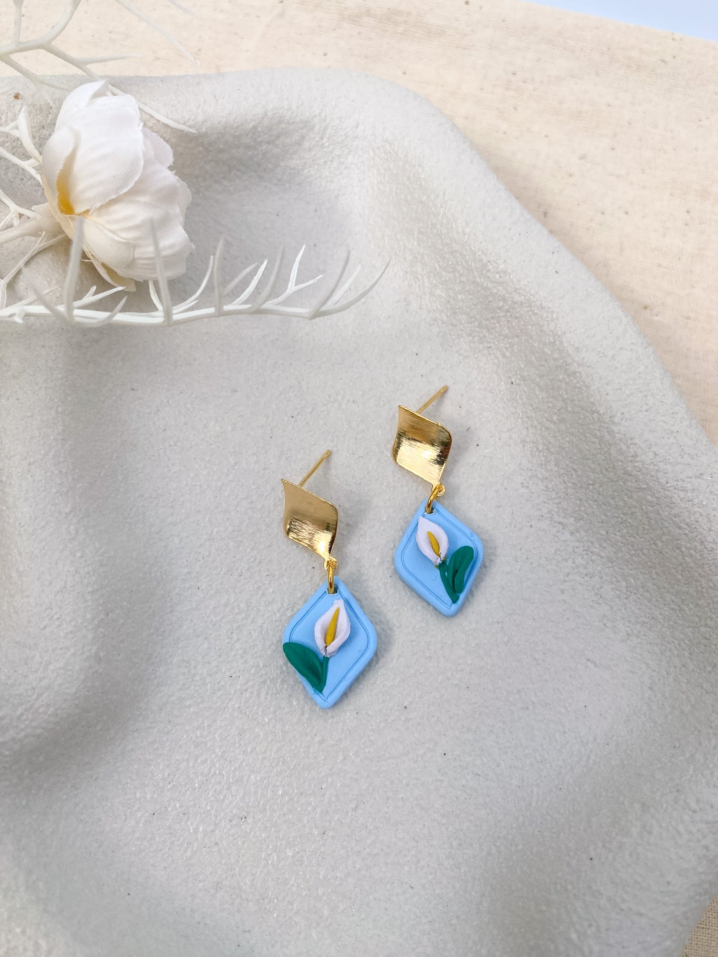 Jasmine Clay Earrings