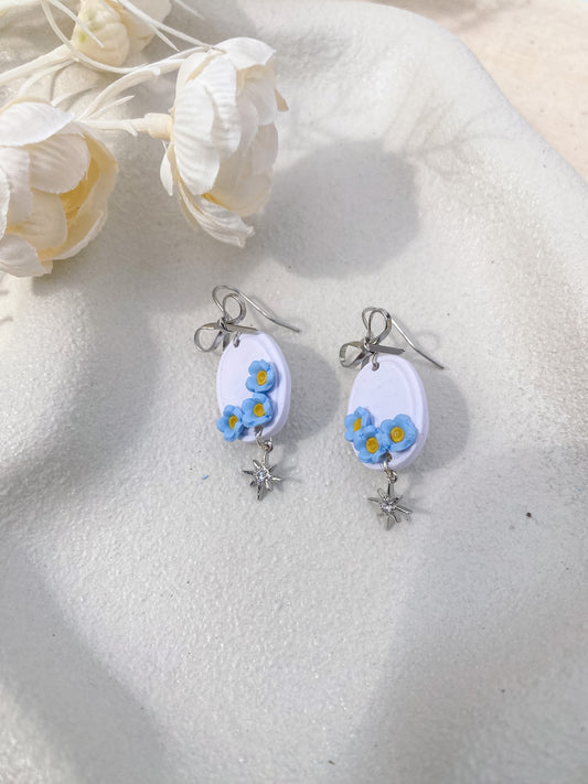 Cinderella Clay Earrings