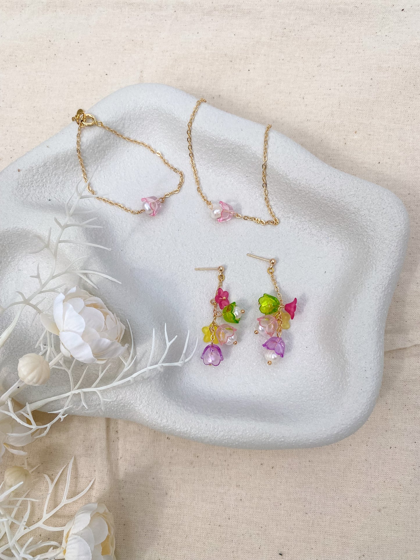 Rapunzel Flower Necklace