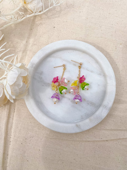 Rapunzel Flower Earrings