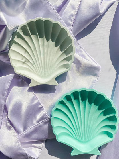 Acrylic Resin Trinket Dish | Seafoam | Shell