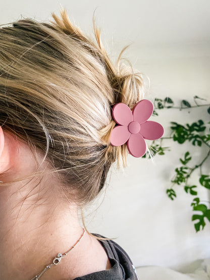 Flower Claw Clip