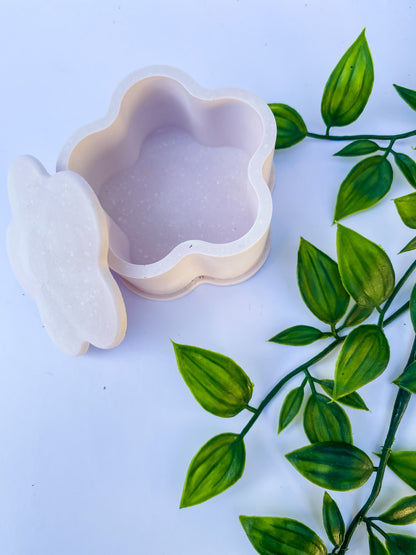 Acrylic Resin Trinket Box | Blossom Pink | Flower Box